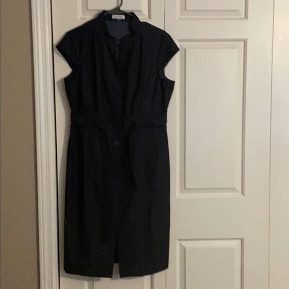 Calvin Klein blue denim dress